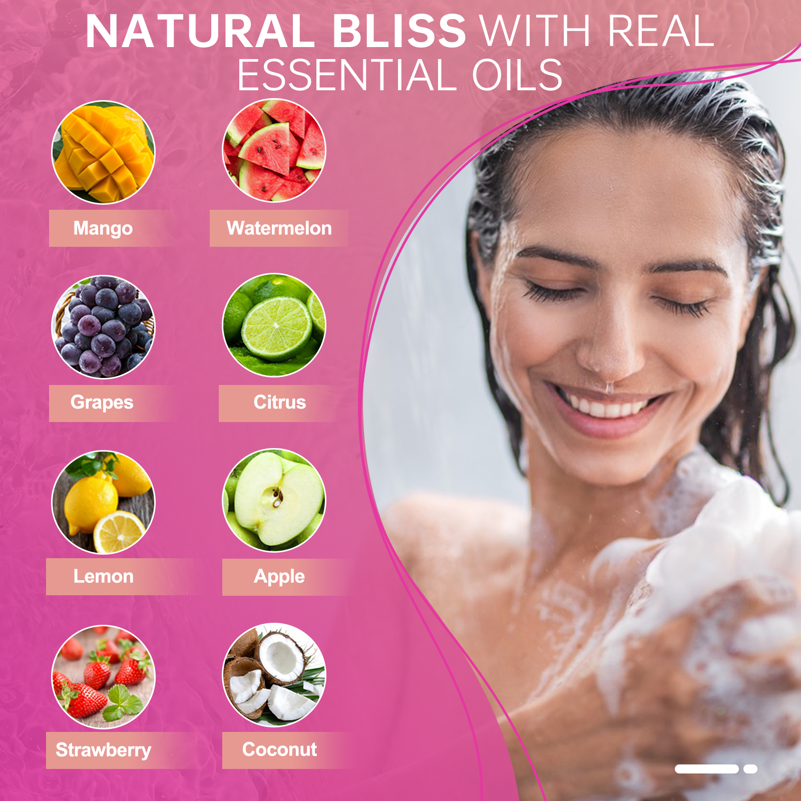 SWCandy 8 Pcs Aromatherapy Shower Steamers Gifts Set Fruit - SWCANDY