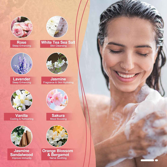 SWCandy 8 Pcs Aromatherapy Shower Steamers Gifts Set Flower