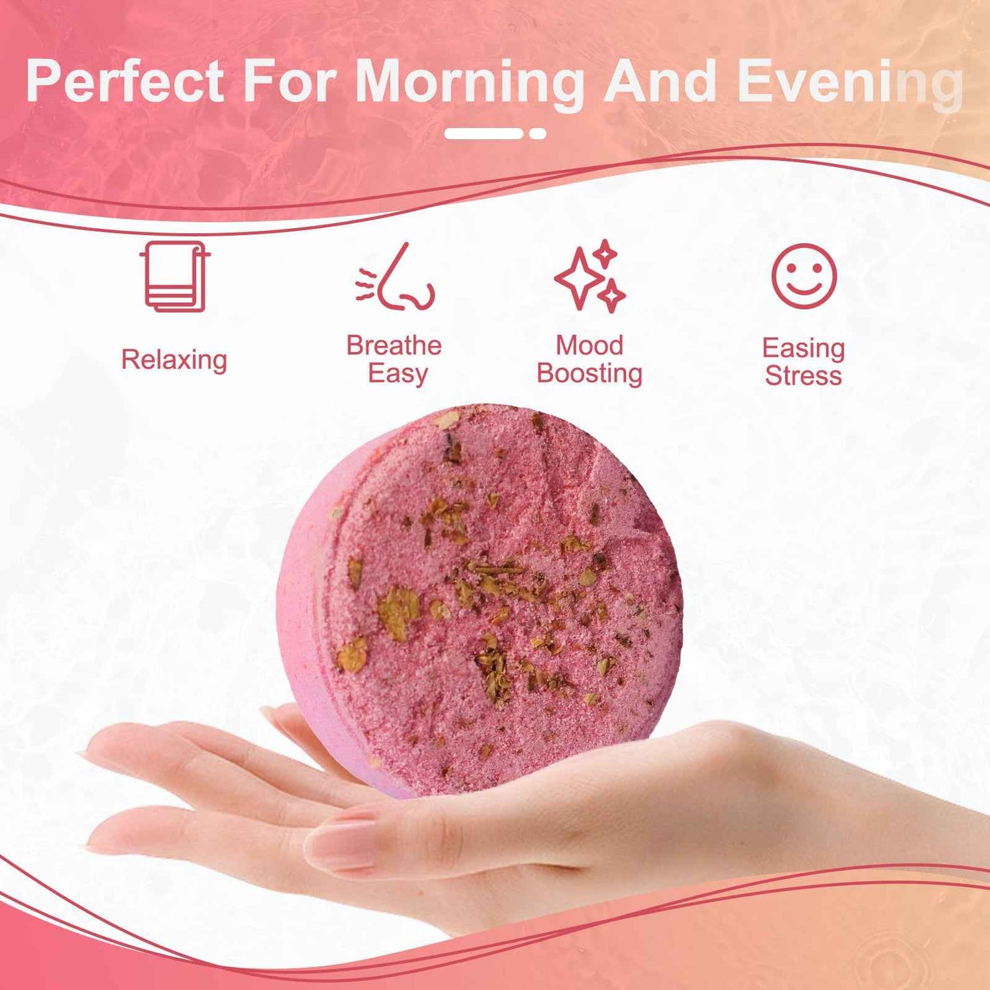 SWCandy 8 Pcs Aromatherapy Shower Steamers Gifts Set Flower