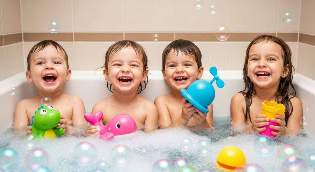 Make Bath Time Magical: Why the SWCandy Kids 4-in-1 Bath Products Set Is the Ultimate Play-and-Wash Experience