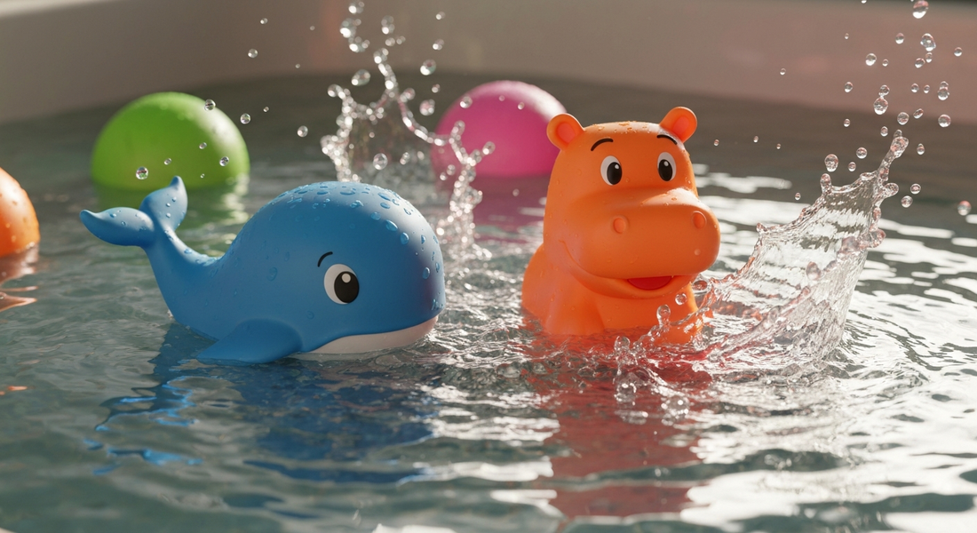 Make Bath Time Fun and Educational with the Animal Bath Toys Set