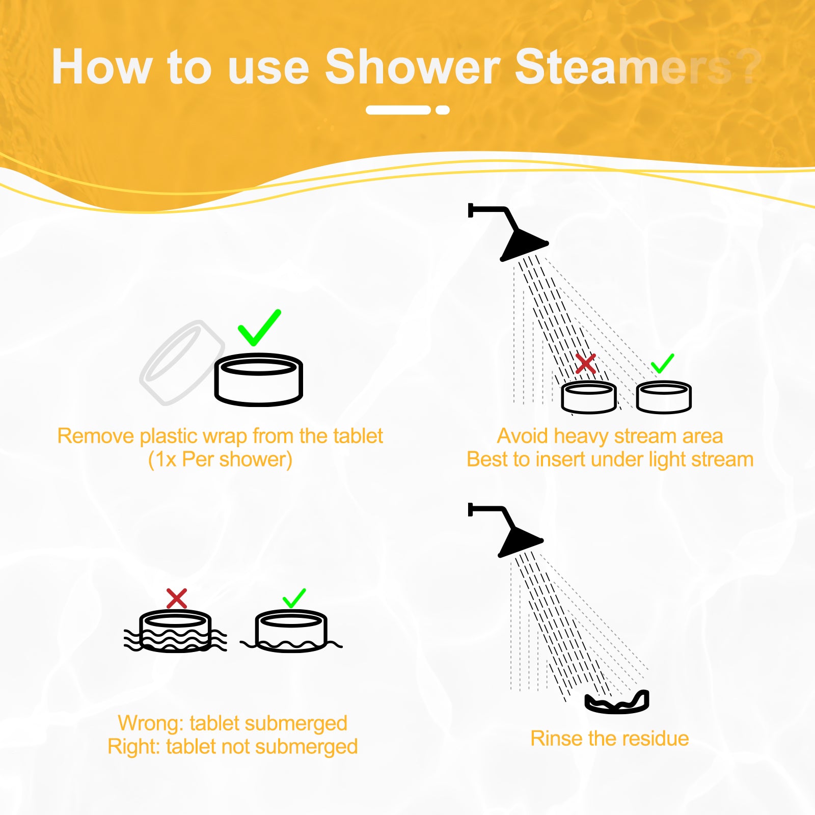 SWCandy Aromatherapy Shower Steamers Gifts Laurel 8 Pcs