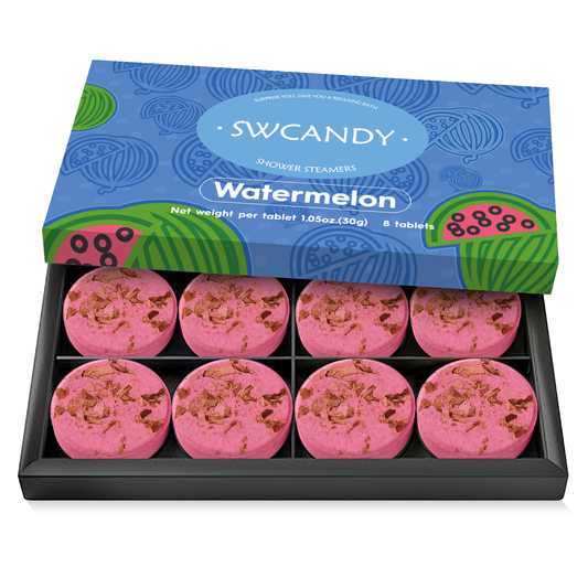 SWCandy Aromatherapy Shower Steamers Gifts Watermelon 8 Pcs