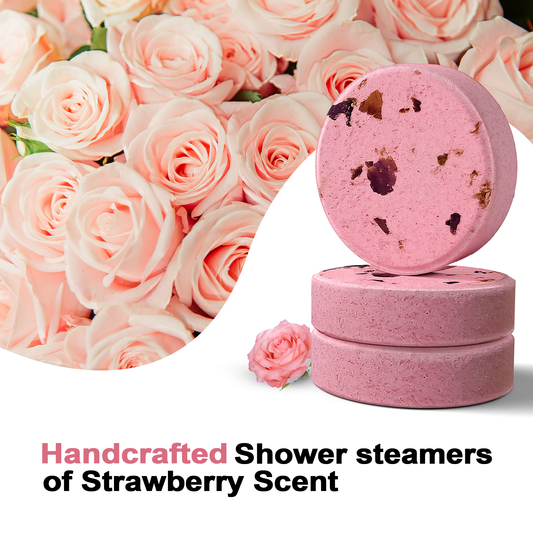 SWCandy Aromatherapy Shower Steamers Gifts Rose 8 Pcs - SWCANDY