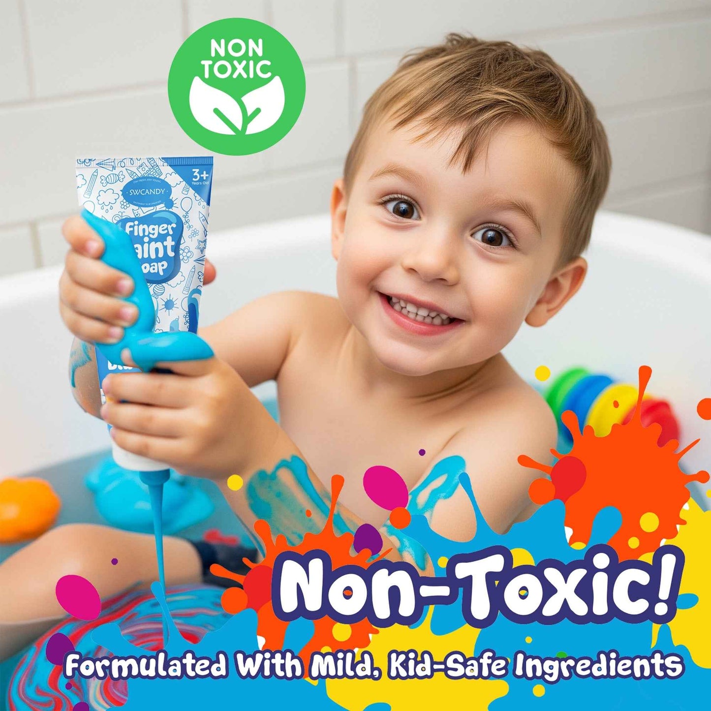 Finger Paint Soap set of 6