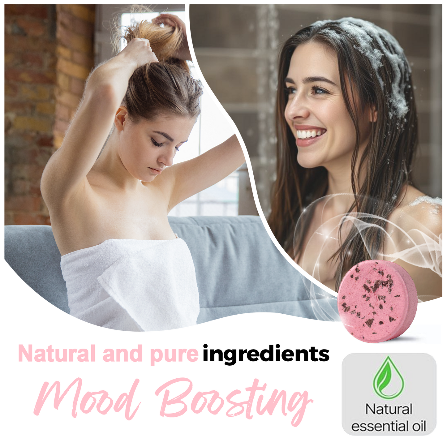 SWCandy Aromatherapy Shower Steamers Gifts Strawberry 8 Pcs