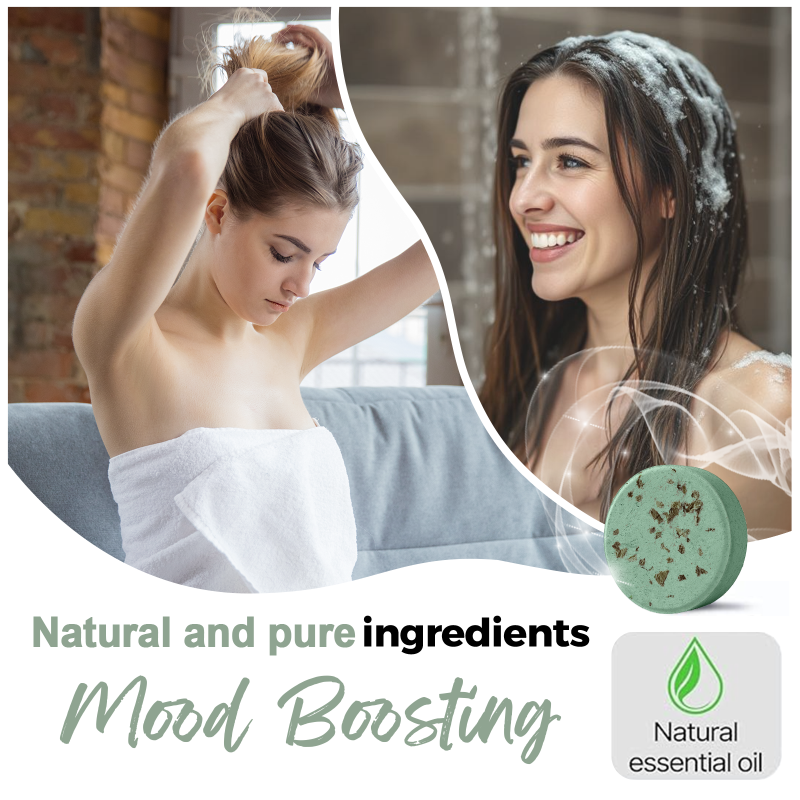 SWCandy Aromatherapy Shower Steamers Gifts Mint 8 Pcs - SWCANDY