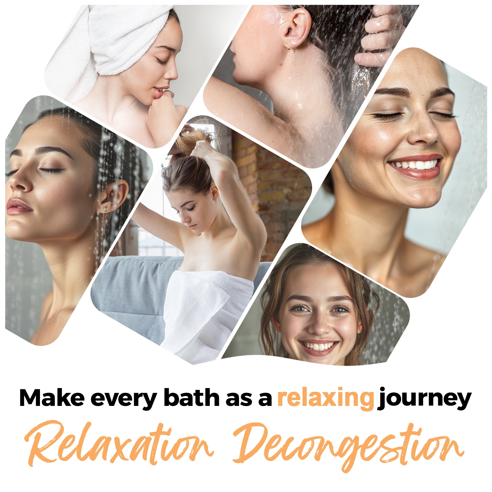 SWCandy Aromatherapy Shower Steamers Gifts Orange 8 Pcs - SWCANDY