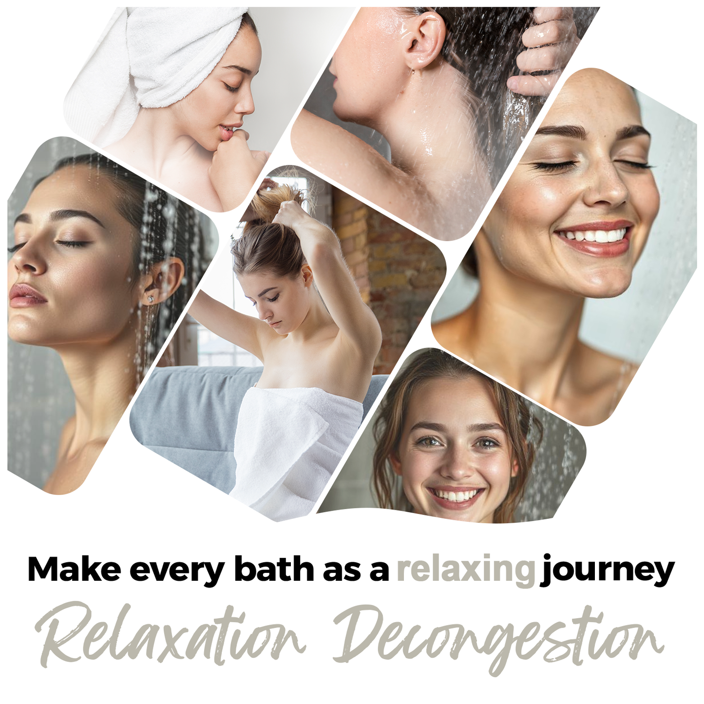 SWCandy Aromatherapy Shower Steamers Gifts Coconut Mint 8 Pcs - SWCANDY