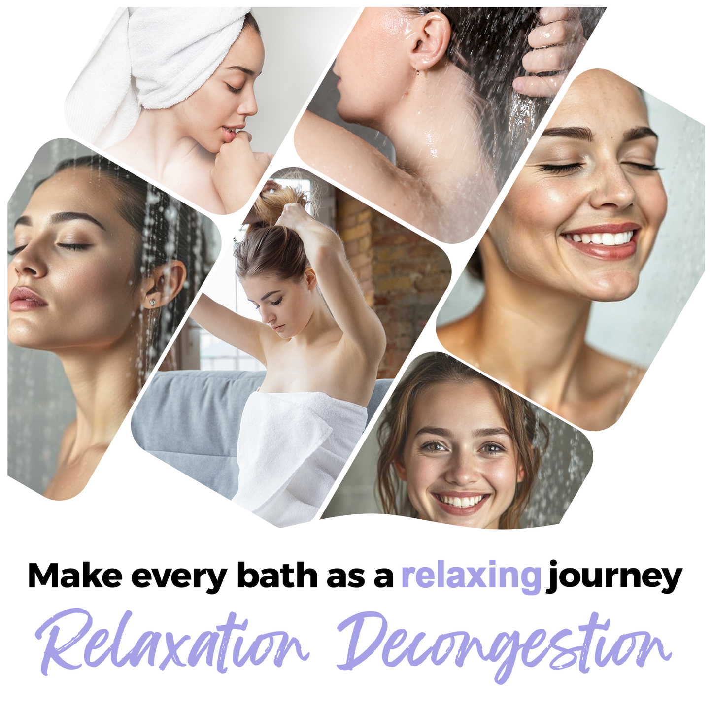 SWCandy Aromatherapy Shower Steamers Gifts Lavender 8 Pcs - SWCANDY