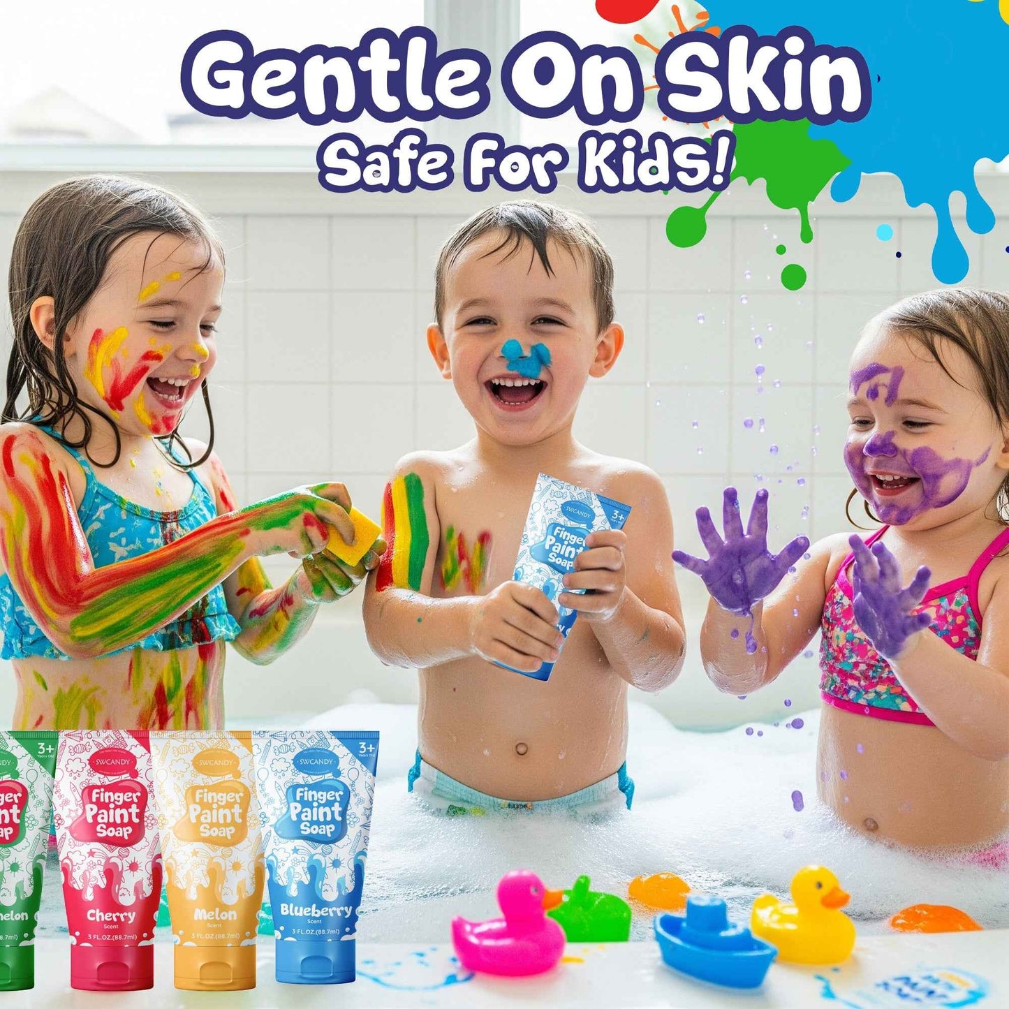 Finger Paint Soap set of 6