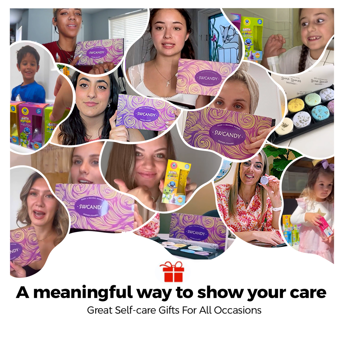 SWCandy Aromatherapy Shower Steamers Gifts Laurel 8 Pcs