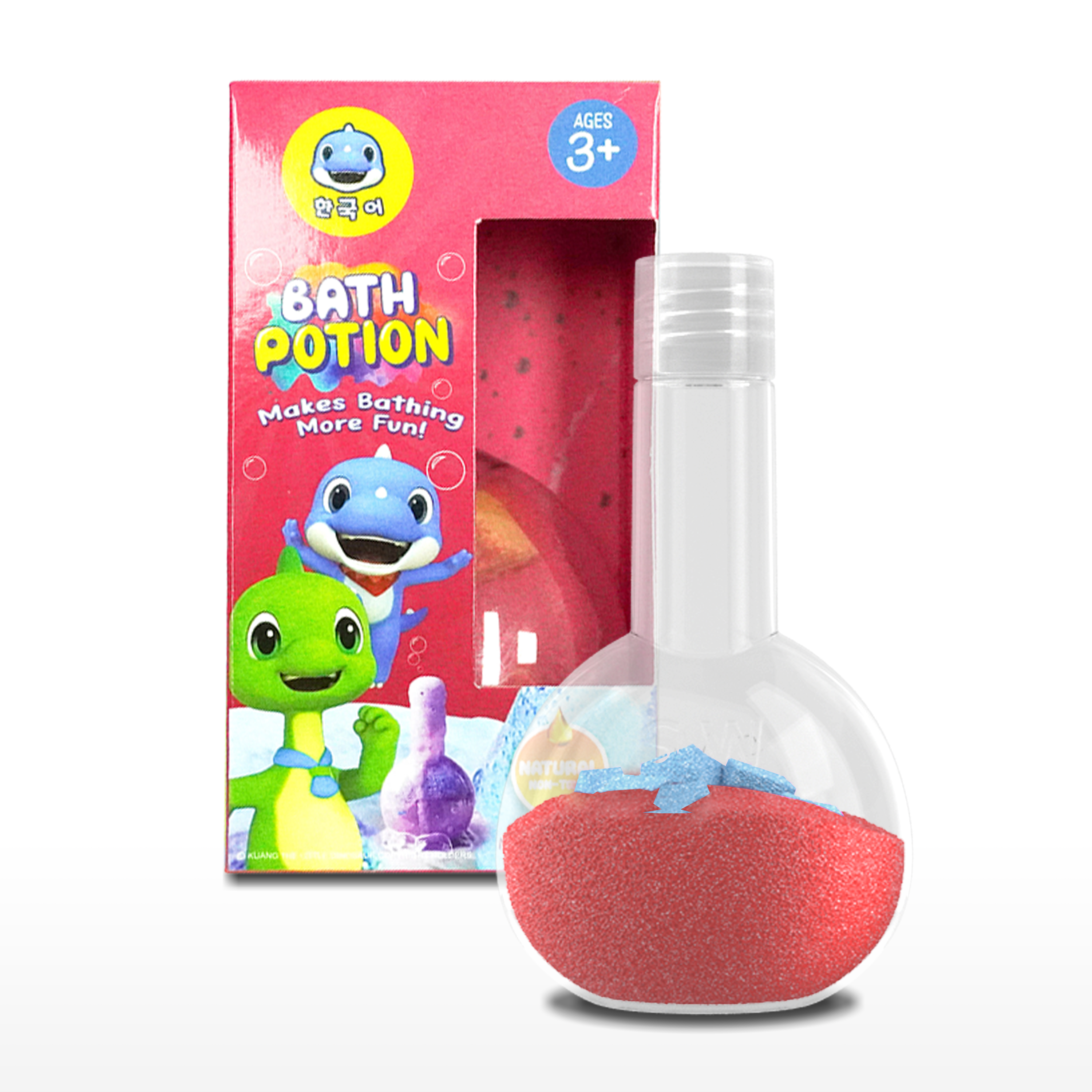 SWCandy Kids Bath Bombs Potions 6 Pack RED  Bubble Bath Toys for Kids