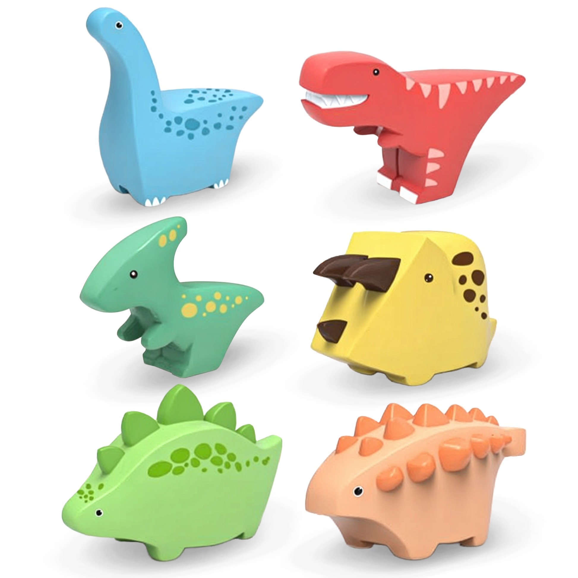 SWCANDY Dinosaur Bath & Toys 1 Set 6 Pcs - SWCANDY