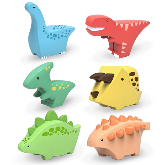SWCANDY Dinosaur Bath & Toys 1 Set 6 Pcs