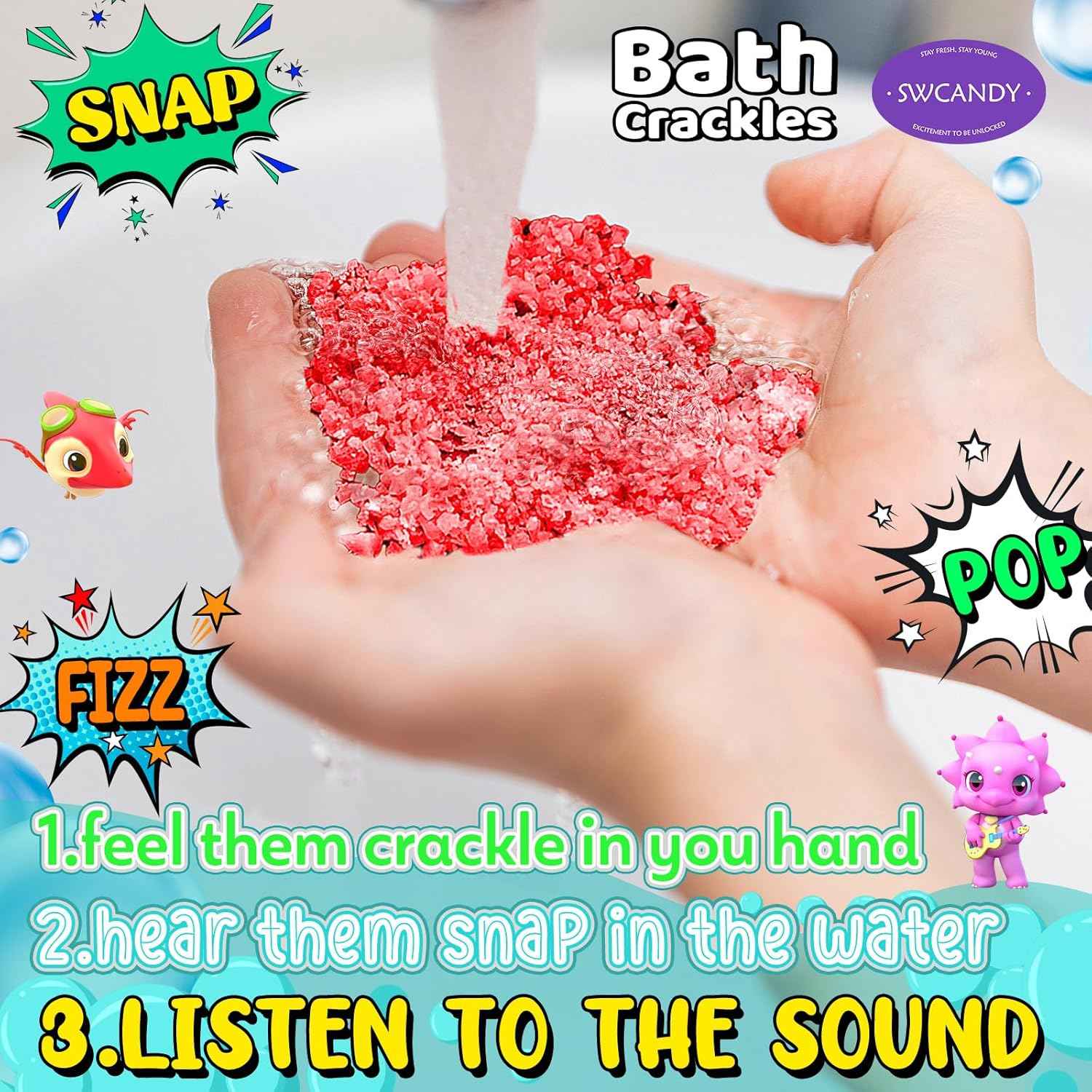 Popping Bath Crackles set of 12