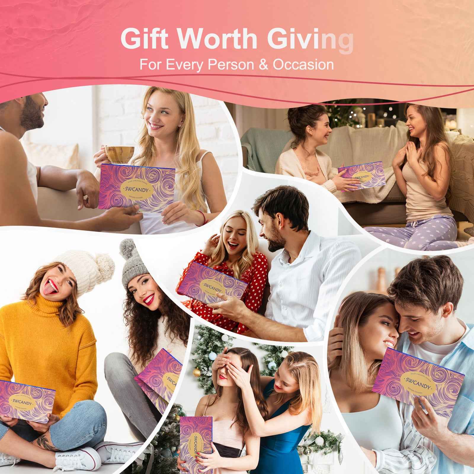 SWCandy 8 Pcs Aromatherapy Shower Steamers Gifts Set Flower